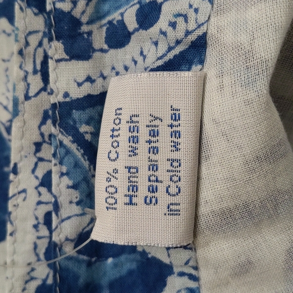 New Mexicali Blues Paisley Print Wrap Lined Skirt One Size Blue - Picture 11 of 12